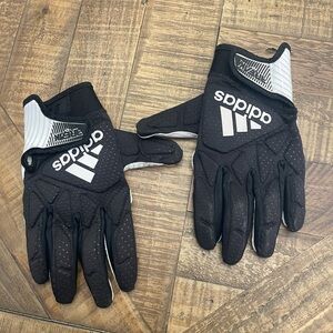 adidas Freak 5.0 Football Receiver Gloves in Black and White